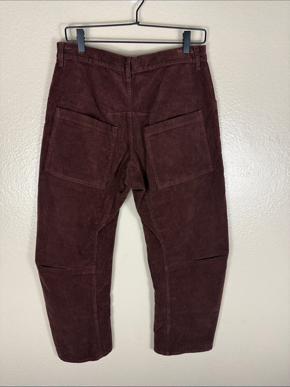 Nili Lotan Shon Corduroy Pant Merlot - Picture 6 of 7